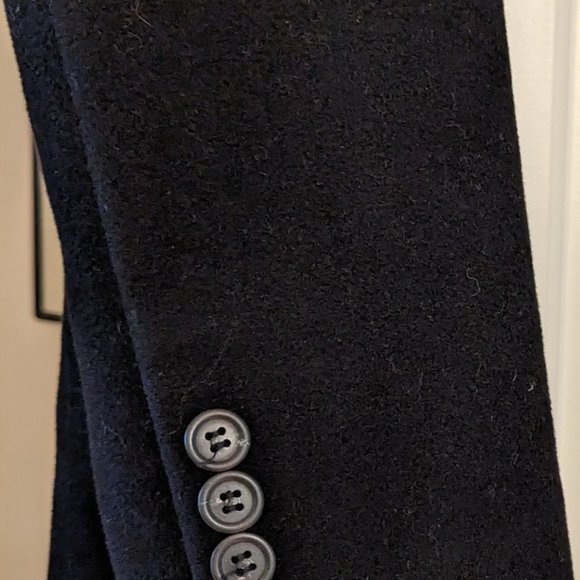 J. Crew wool coat - size 4 - black overcoat - Picture 3 of 7